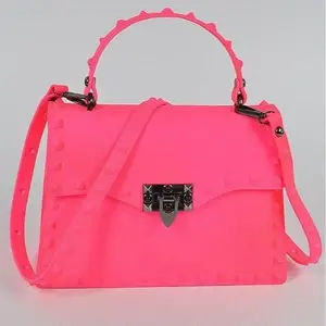 KELLY JELLY PURSE NEON PINK BG