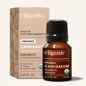 Organic Cardamom Essential Oil for Body Care and Aroma Therapy