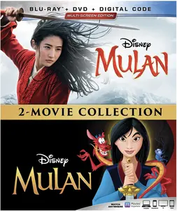 Disney - Mulan Collection  [BLU-RAY MOVIE] With DVD, Boxed Set, , Dolby, Dubbed, Subtitled, Ac-3/Dolby Digital