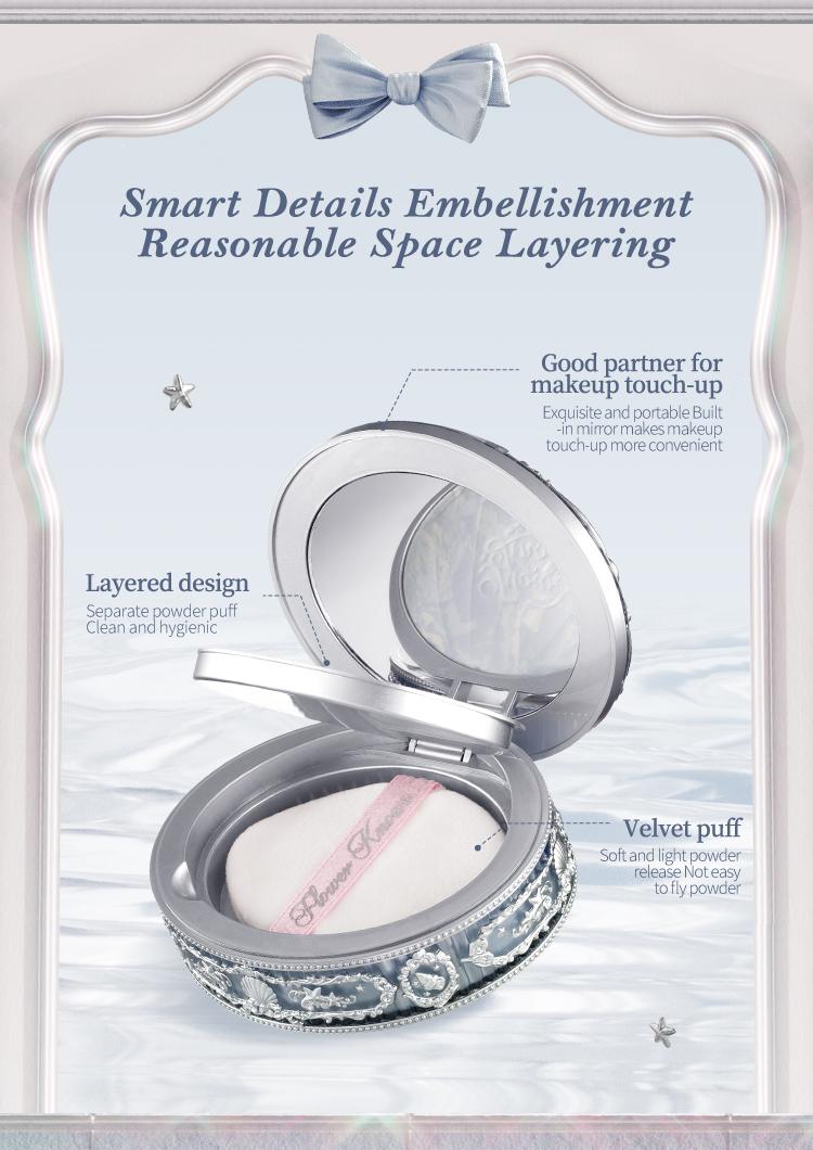 Flower Knows Shell's Jewel Collection Baked Powder, oil control, instantly blurs pores, dealsforyoudays