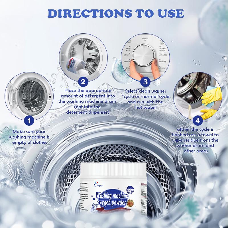 【Liapu】Washing Machine Drum Cleaner Powder - An effective cleaning solution for gentle washing of your washing machine