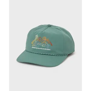 Adiv Strapback Hat - Sea Green Adjustable Hat Mesh Hat