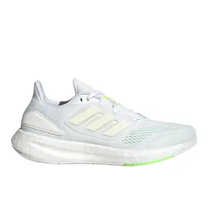 adidas Mens Pureboost 22 Running Sneakers Shoes - White adidas Mens Pureboost 22 Running Sneakers Shoes - White