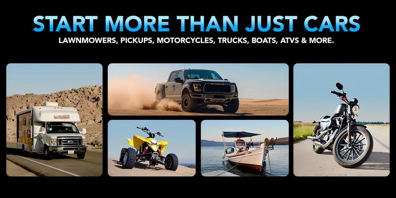 6000A Portable Car Jump Starter with Air Compressor 12V Battery Jump Starter Power Pack Tire Inflator with Extended Smart Jumper Cables for All Gas & up to 10.0L Diesel Engines