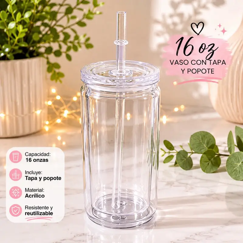 Vaso personalizado Diseñado en Vivo a Tu Gusto