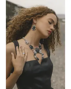 Patomic Statement Squash Blossom Necklace