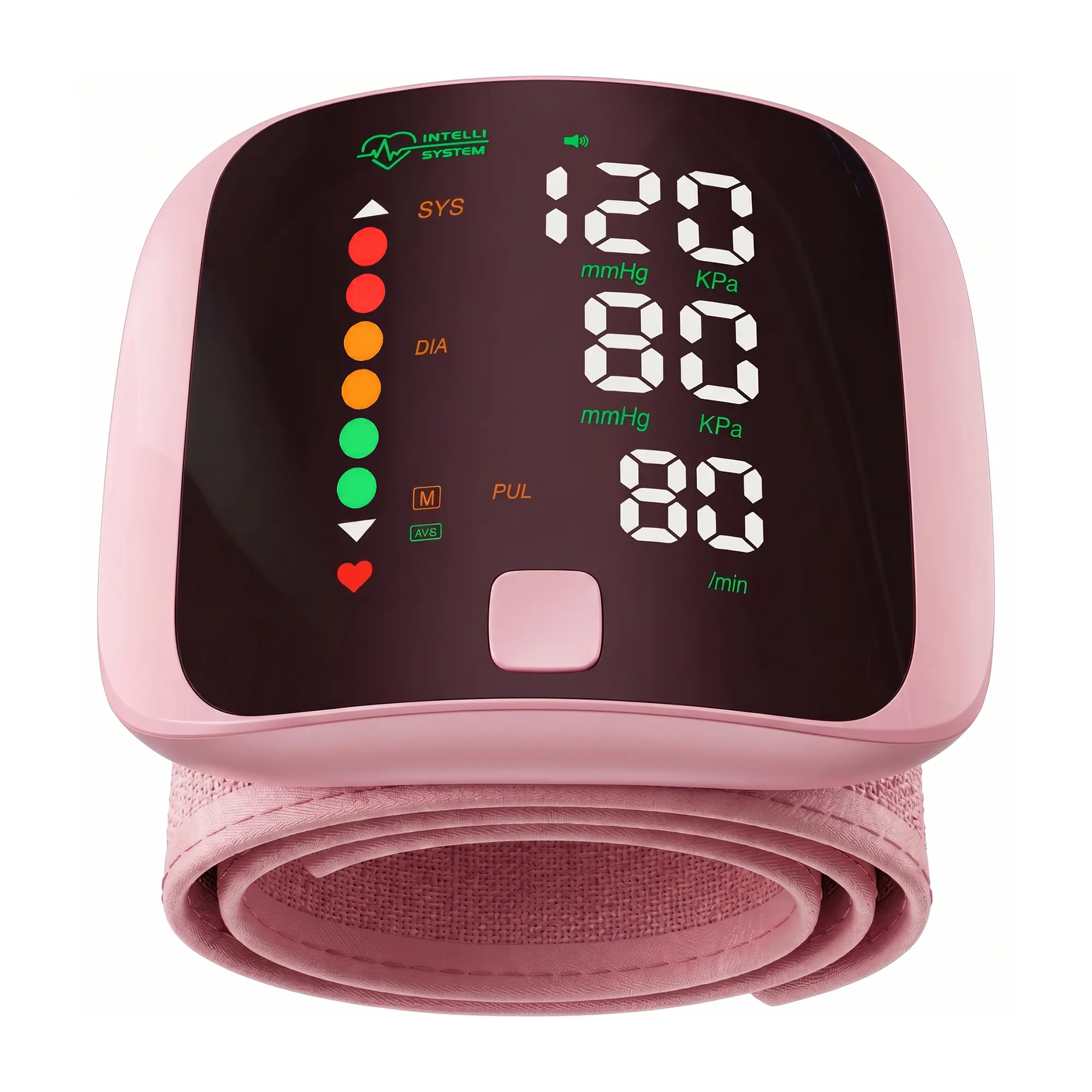 Smart Wearable Healthcare Wrist Blood Pressure Monitor (Black) – Health Monitor with LED Display, Touch Screen, 99x2 Reading Memory, Adjustable Cuff, Carrying Case, Dual User Mode, Compact & Portable, Announces Readings Clearly for Seniors, Digital, Recha