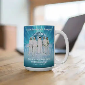 Backstreet Boys Sphere Concert Poster Mug | 15oz Band Tour Coffee Cup
