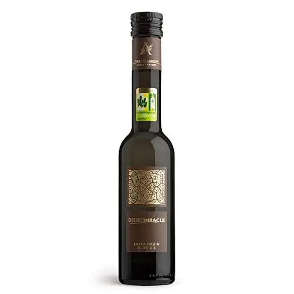 DESERTMIRACLE Cold Pressed Polyphenol Rich Moroccan Olive Oil, Organic Extra Virgin Olive Oil with High Polyphenols, First Cold Pressed EVOO From Morocco 8.5 Fl Oz (Pack of 1)