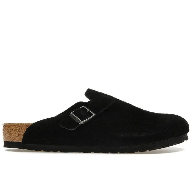 Birkenstock Men's Boston Suede Black, from StockX