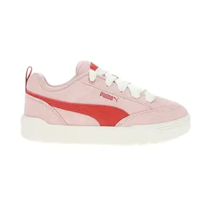 PUMA Womens Park Lifestyle Raw Lace Up Sneakers Shoes Casual - Red