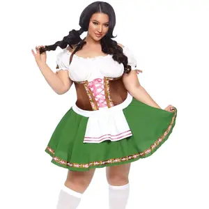Plus Gretchen Oktoberfest Dirndl Costume Plus Gretchen Oktoberfest Dirndl Costume