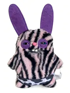 Laboratory Misfits Rabid Rabbit 9" Plush|Weird but Cute Desk & Shelf Decor| Stress Relief Buddy|Silly Collectible Keepsake|Ideal Gift for Kids, Plush Fans & Collectors