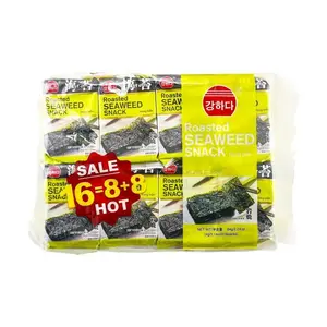 Korean Roasted Seaweed Snacks - Original Flavor, 16 Packs (64g) - Healthy & Delicious Instant Gim for Adults & Kids