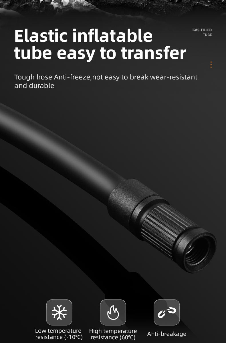 ROCKBROS A13 Mini Wireless Handheld Tire Inflator Tool, 150PSI High Pressure Portable Inflator, 2000mAh Smart Control Fast Inflation Cycling Air Pump with LED Light, Wireless Tire Inflator