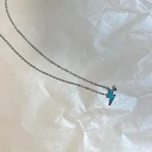 Lightning Bolt Turquoise Necklace
