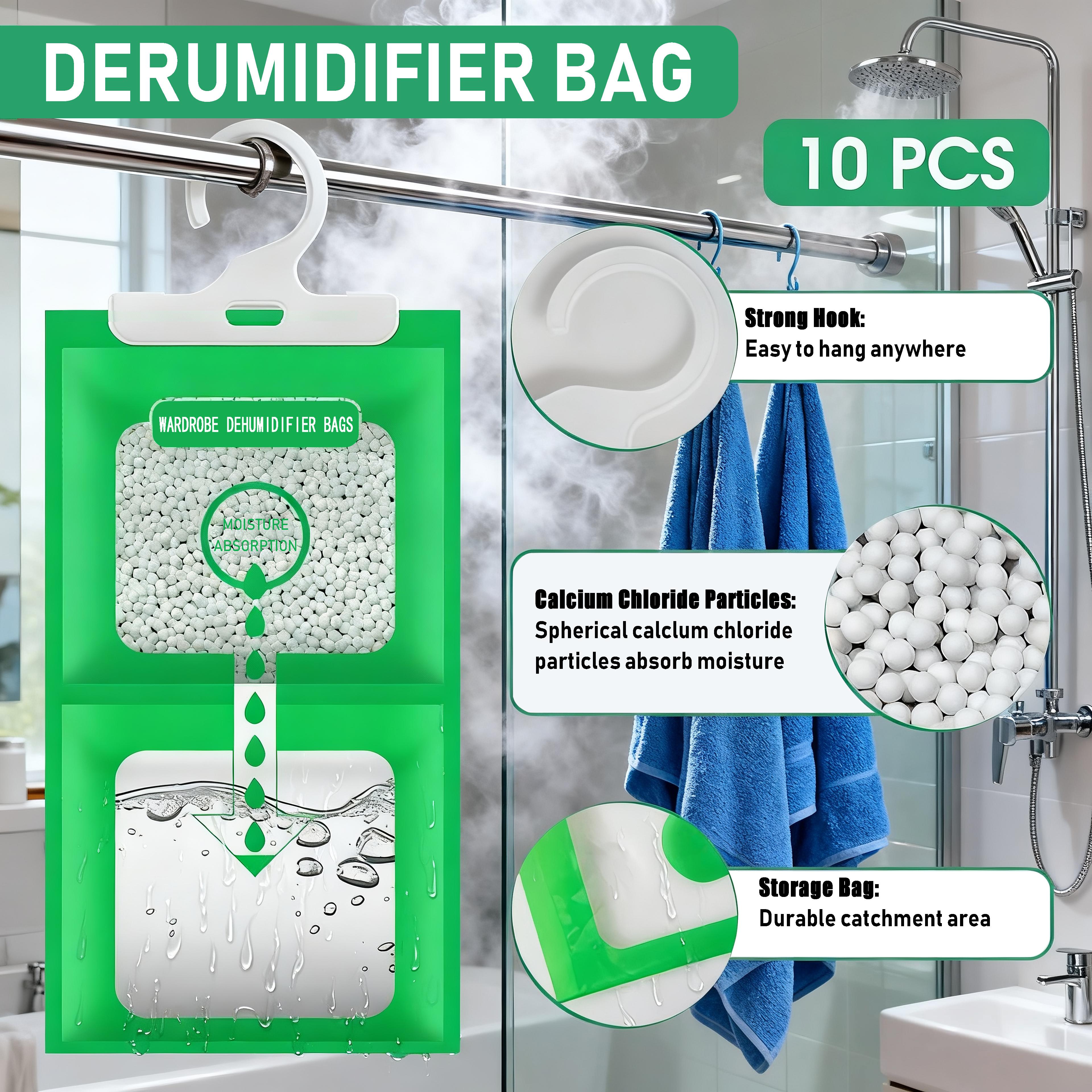Moisture Absorbers 10 Pack Set, Hanging Closet Dehumidifier Bags, Humidity Packs, Desiccant, Closet Dehumidifiers With Fragrance Free Moisture Absorbers 10 Pack Set, Hanging Closet Dehumidifier Bags, Humidity Packs, Desiccant, Closet Dehumidifiers With Fragrance Free