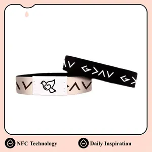 Wearable Bible Bracelets, Christian Daily Scripture Bracelets, Religious Bracelets with NFC, Inspirational Bible Verse Jewelry Gifts Suitable for Men, Women, And Teenagers nfc bracelet