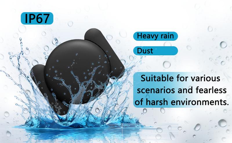 GPS Tracker for Vehicles - Car Tracker Device Hidden for Vehicles, Real-Time Mini Tracker Device for Vehicles, No Monthly Fee Subscription No SIM Card Required(Available for Android and iOS) (Black)