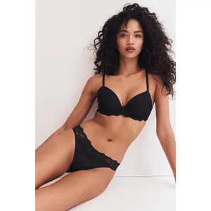 H&M 3-pack microfibre and lace thong briefs