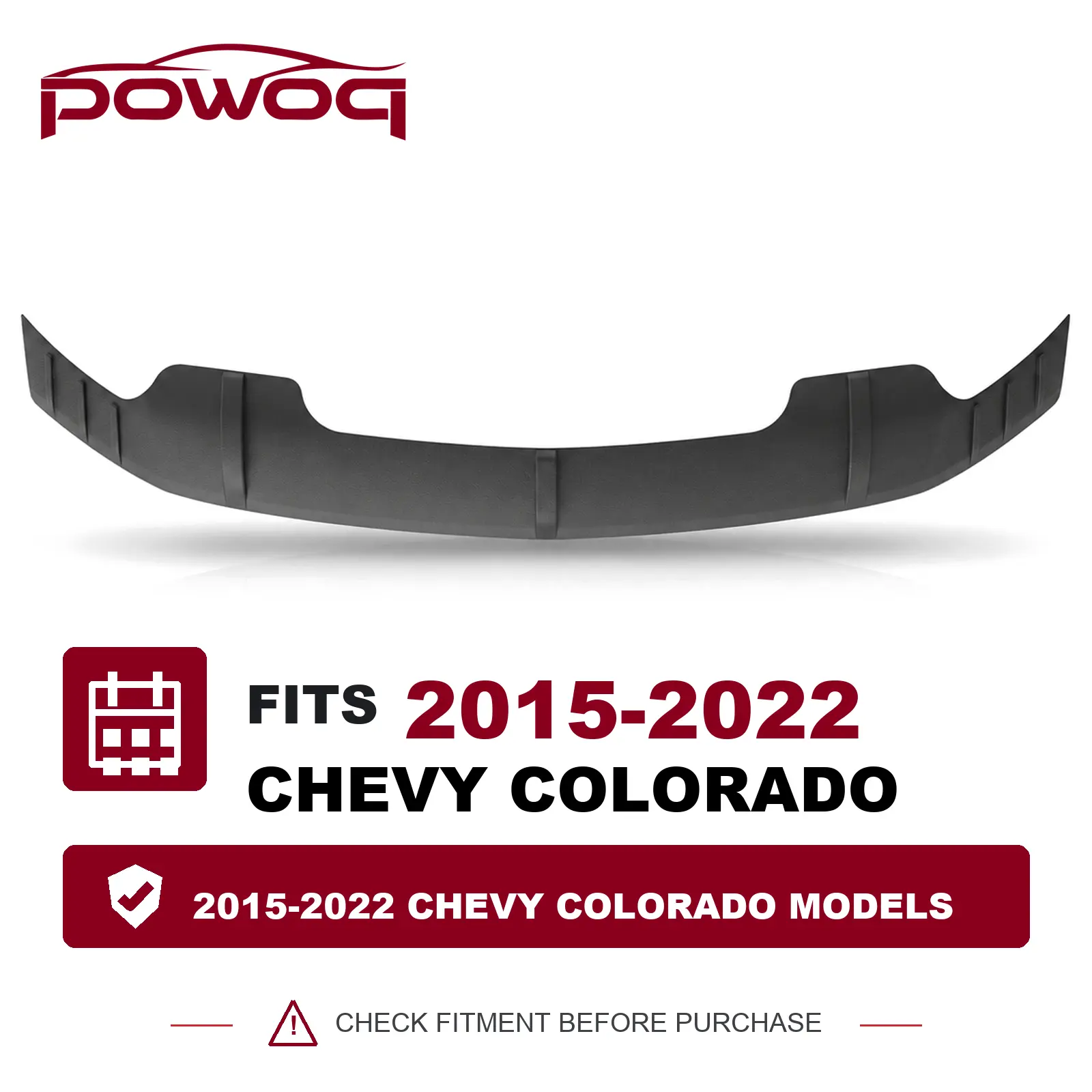 [Fits 15-26 Colorado] Hood Deflector Compatible with 2015-2022 2023-2026 Chevy Colorado Hood Protector TPE Shield Replacement for 2015 2016 2017 2018 2019 2020 2021 2022 Chevy Colorado Accessories