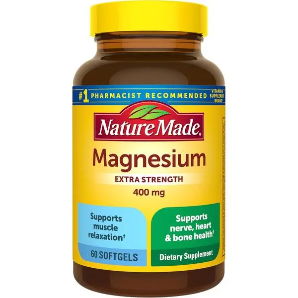 Nature Made Magnesium Oxide Extra Strength 400 mg, 110 Softgels