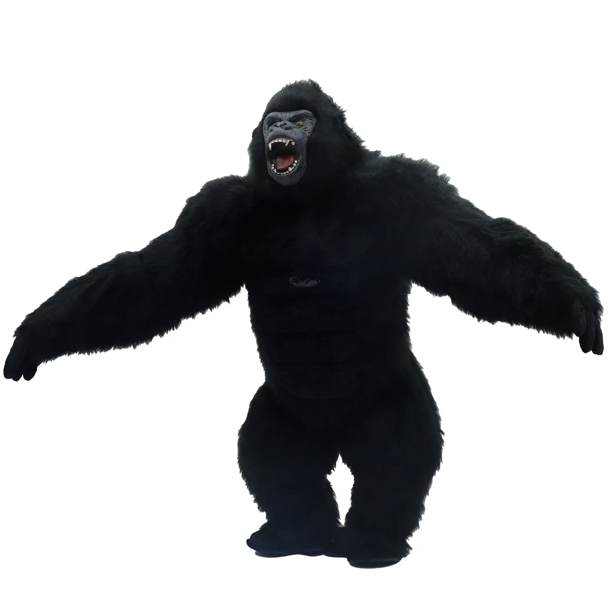 8.2 ft tall inflatable gorilla costume set, women’s cosplay inflatable outfit set, suitable for Halloween and holiday events, costume set, inflatable outfit set Cosplayer Monkey Costume