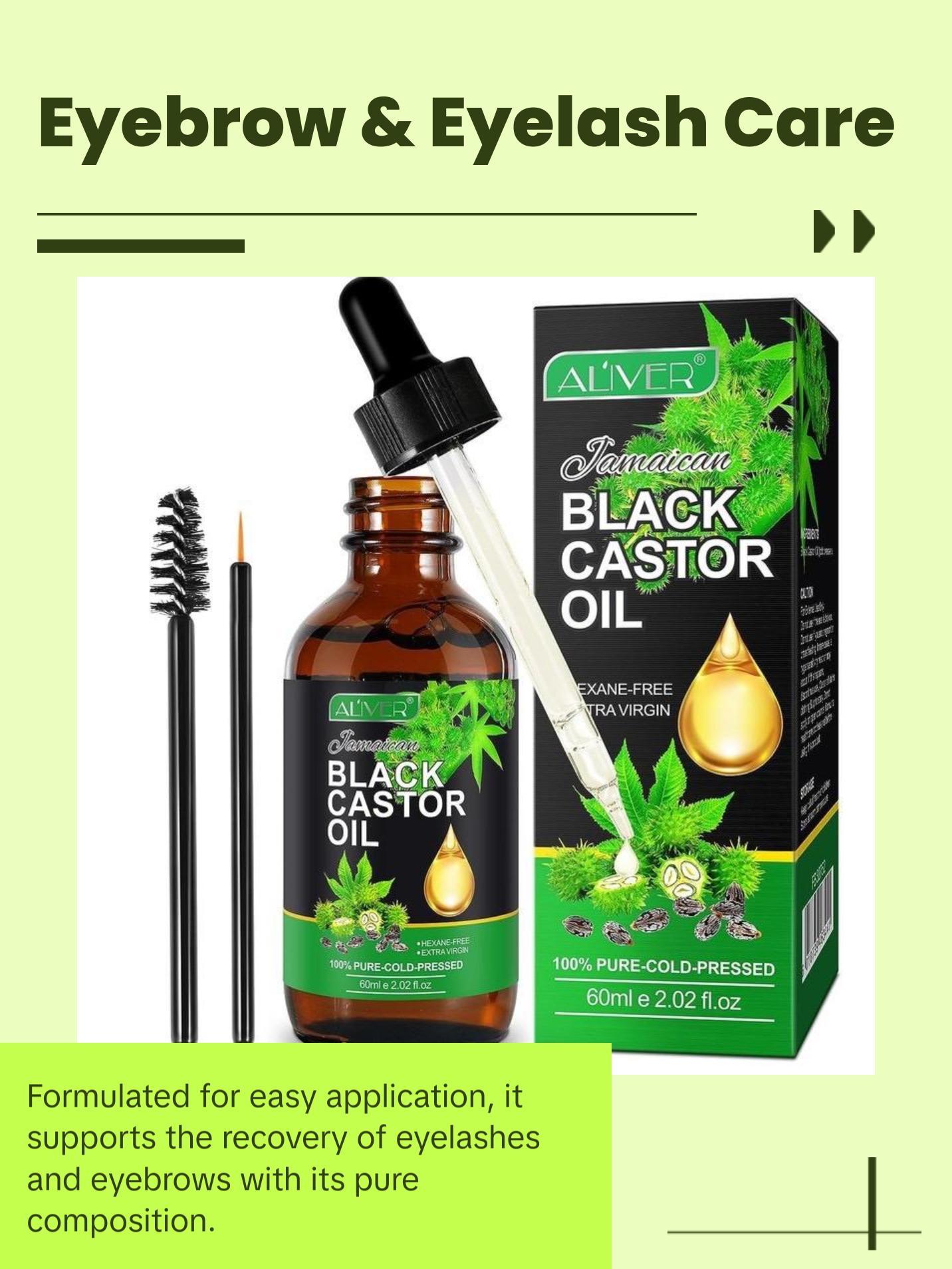 Jamaican Black Castor Oil 100% Pure Cold Pressed 2oz