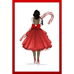 ΔΣΘ Candy Cane Holiday Cards