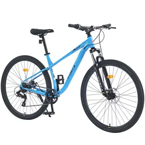 [Bellemave]29 Inch Mountain Bike. 8-Speed, Dual Disc Brakes. Steel Frame. Front Suspension. WANDA 29*1.95 Tires. All-Terrain Adventure Ready!