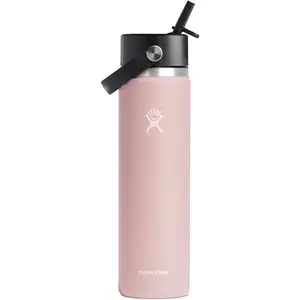 Hydro Flask Wide Mouth Water Bottle with Flex Straw Cap - 24 oz