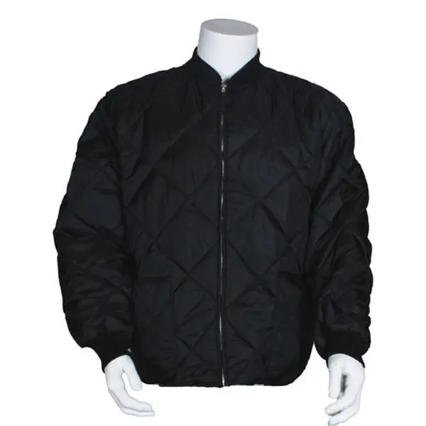 Fox Outdoor Men's Diamond Quilted Pattern Lightweight Urban Utility Jacket - Polyester Shell Coats, 2 Front Slant Pockets, Casual Solid Geometric Design, Small Size