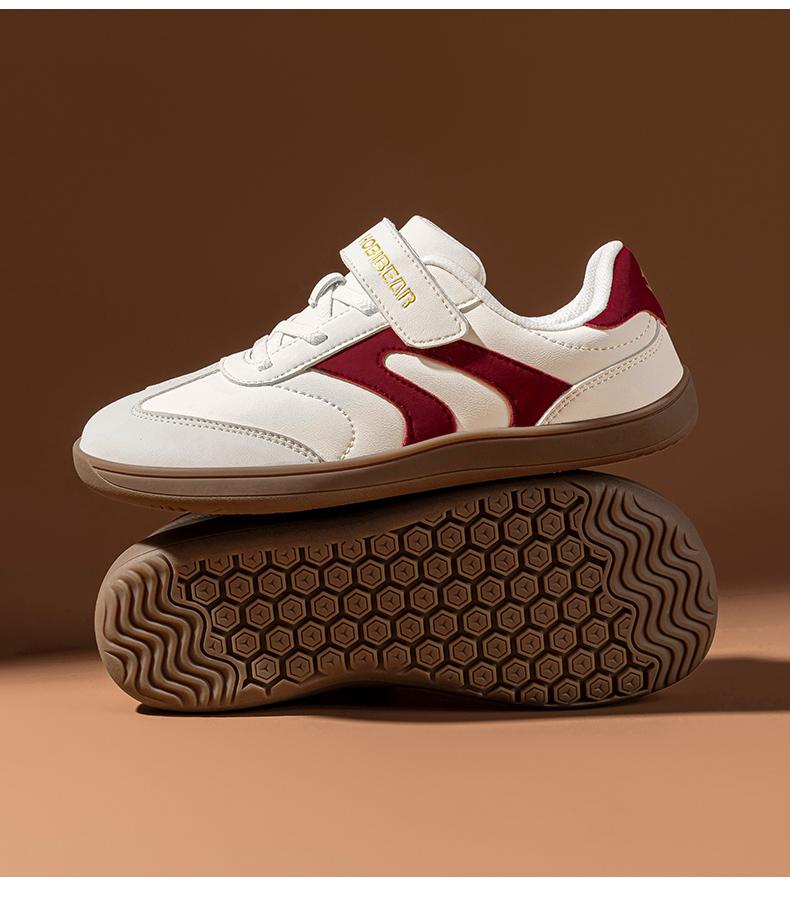 HOBIBEAR Leather Wide-Toe Hiking Shoes Outdoor Sports Shoes Campus Daily Casual Shoes Women's Walking Shoes