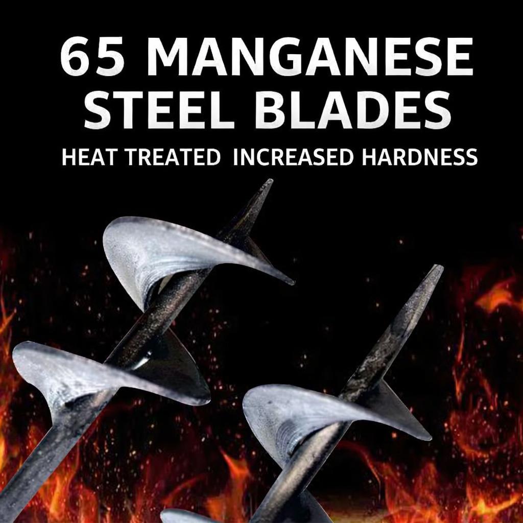 Auger Drill Bit for Planting Garden Spiral Hole and Bulb Planter Tool for Post Hole Digger Bulb Bedding Digging Plant Rapid Planter