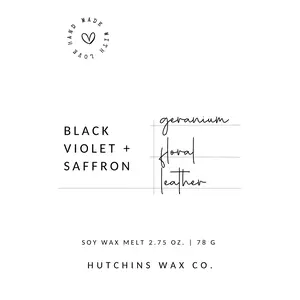 Black Violet + Saffron