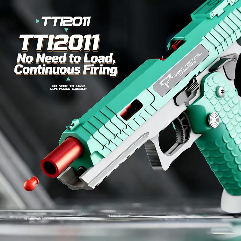 Tactical Master 2011 Tactical Softair Gun Toywith Shell Ejection Mechanical Fast ReloadDesign for Cosplay Collection Grade QuickAssembly Safe Durable Multi-SceneCompatible Valentine's Day gifts