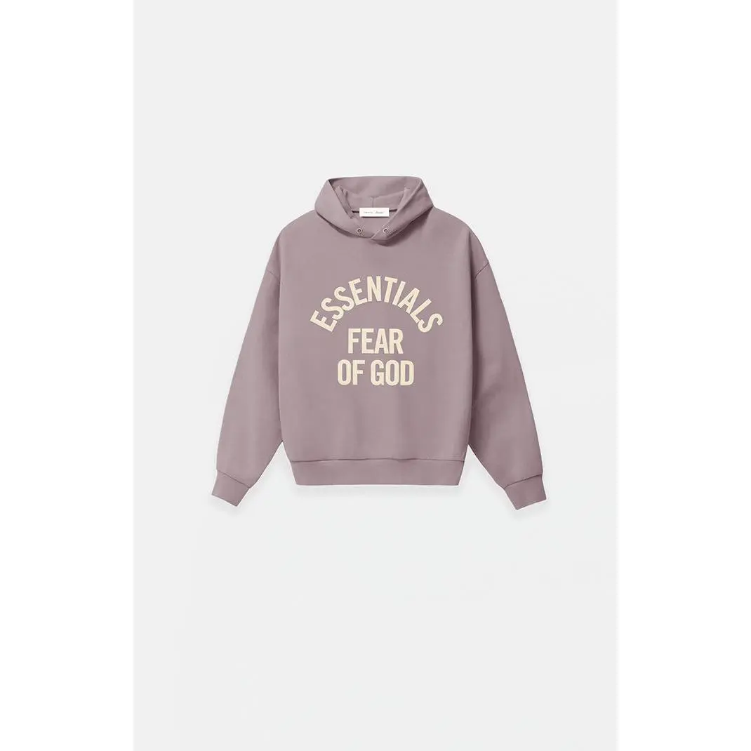 Fear of God ESSENTIALS Men's Kids Faded Mauve Campus '90s Hoodie