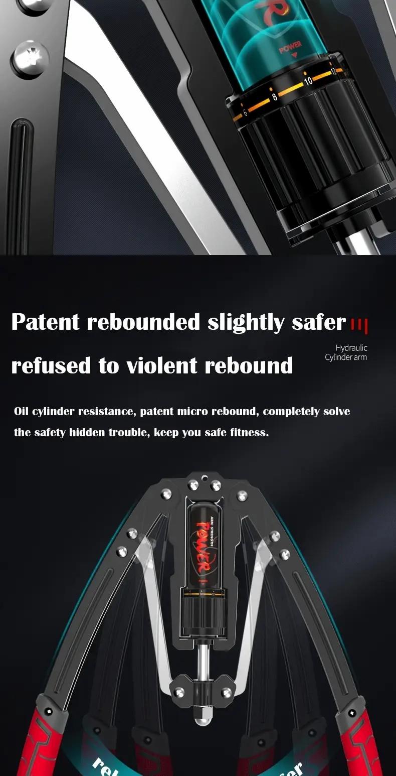 Hydraulic Arm Force Blaster Safe Adjustable Resistance Chest Workout Equipment For Home Gym Strength Training