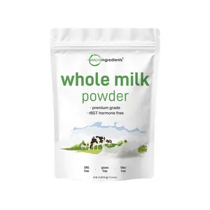 Micro Ingredients Whole Milk Powder, 4lbs, Made in USA