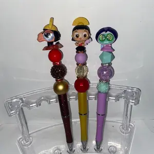 Emperor’s New Groove doorables character beaded pens