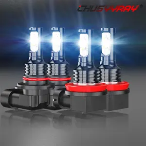 Compatible with Toyota Prius 2010-2015 Combo Auto Accessories LED Headlight High Low Beam Bulbs Kit 6500K