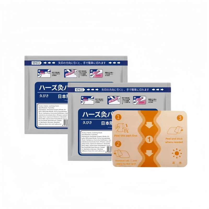 Pure Herbal Heat Patches for Shoulder, Waist, Knee & Foot, hand joints, office, Gym, Yoga, running, climbing mountains, driving sore, Prolonged sitting, Natural Long-Lasting Warmth (7 Pcs) Zest Aura