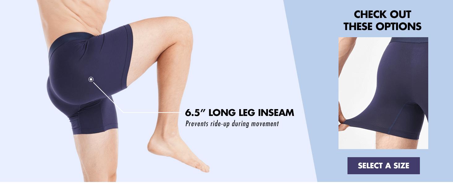 3/4/6/7pcs Men's Bamboo Rayon Dual Pouch / Separate Pouch Boxer Briefs Breathable Comfy Underwear for Daily Wear and All Seasons Stretchy Underwear