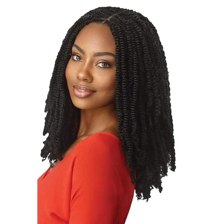 Rastafri Twisted Up 16" Kanekalon Synthetic Braiding Hair, 3X Pack, Soft Lightweight Fibers for Casual Looks & Ponytail Hairstyles Ideas, Synthetic Braided Hair, Spring Twist, Knotless Styles, Natural Hues, Crochet Hairstyles, Diy Extensions, Bomb Twists