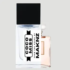 MAKNZ COCO MISS Women's Fragrance - citrus, woody, patchouli, sweet, white floral, rose, earthy, vanilla, warm spicy, yellow floral