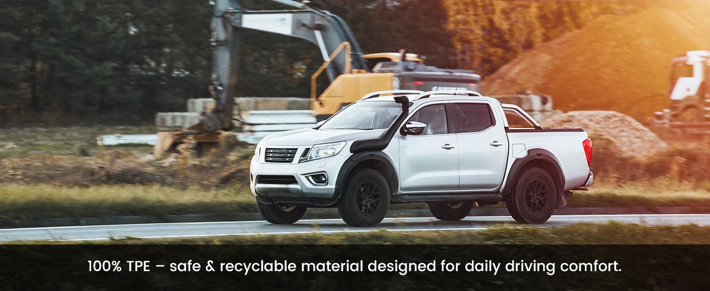 Lasfit fit for 2013-2018 Ram 1500 All-Weather 1st row Floor Mats, Fit Carpet Floor Only