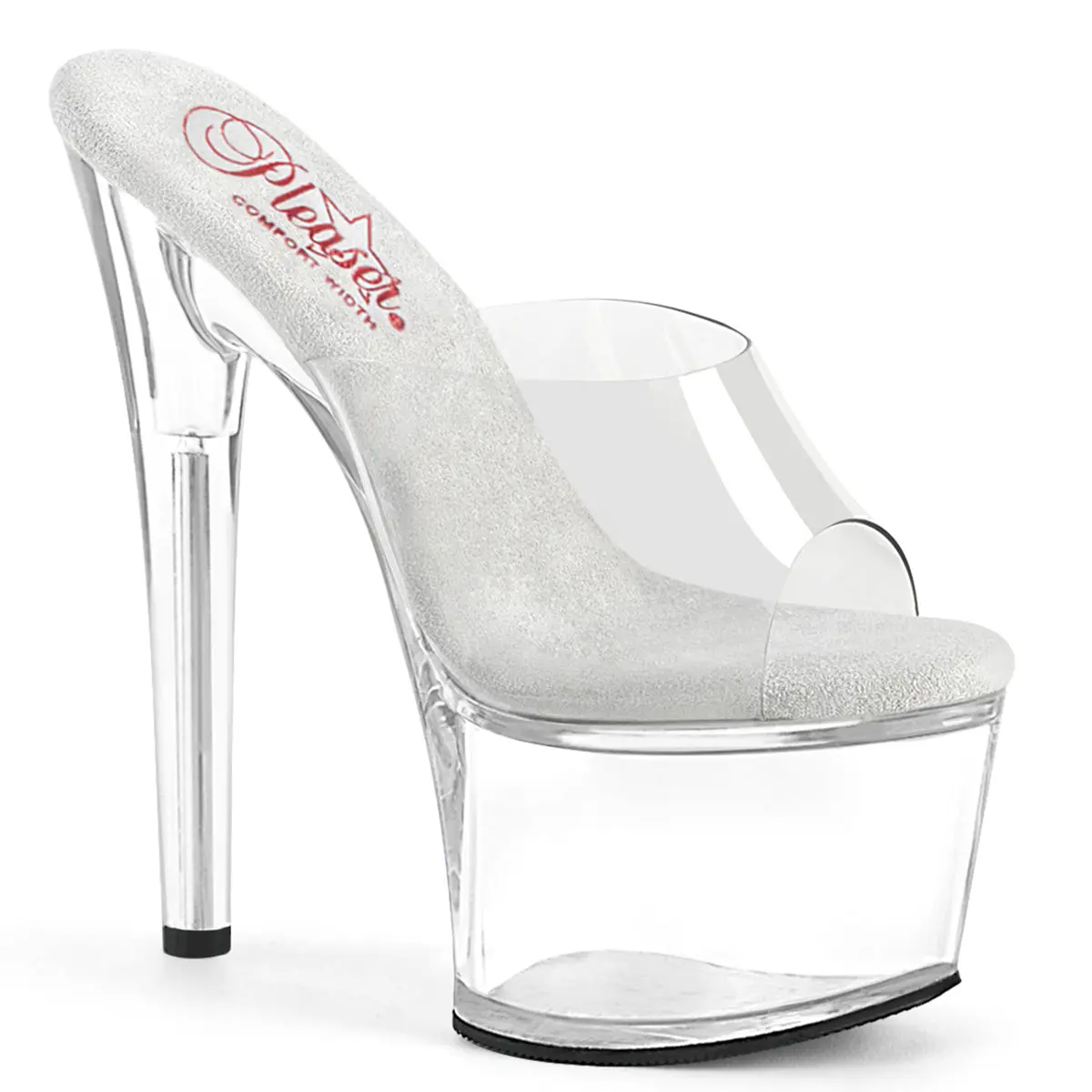 Women's Slip-On Classy Stiletto High Heel Sandals - Platform Sole Footwear, Elegant Sandal Model Passion-701