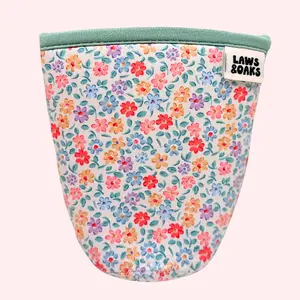 Meadow Morning Coffee Sleeve Reusable Neoprene Cup Sleeve Eco-Friendly Comfortable Drink Sleeve for Iced Coffee Drinkware Accessories