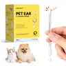 Pawfirst Pet Ear Cleaning Cotton Swabs – Earwax & Odor Remover for Cats & Dogs, Individually Wrapped, Break-to-Release Liquid, Dry/Wet Dual-Use, 100 Pack with Aloe, Witch Hazel & Chamomile Formula #SummerVibes #petlovers,familyfun
