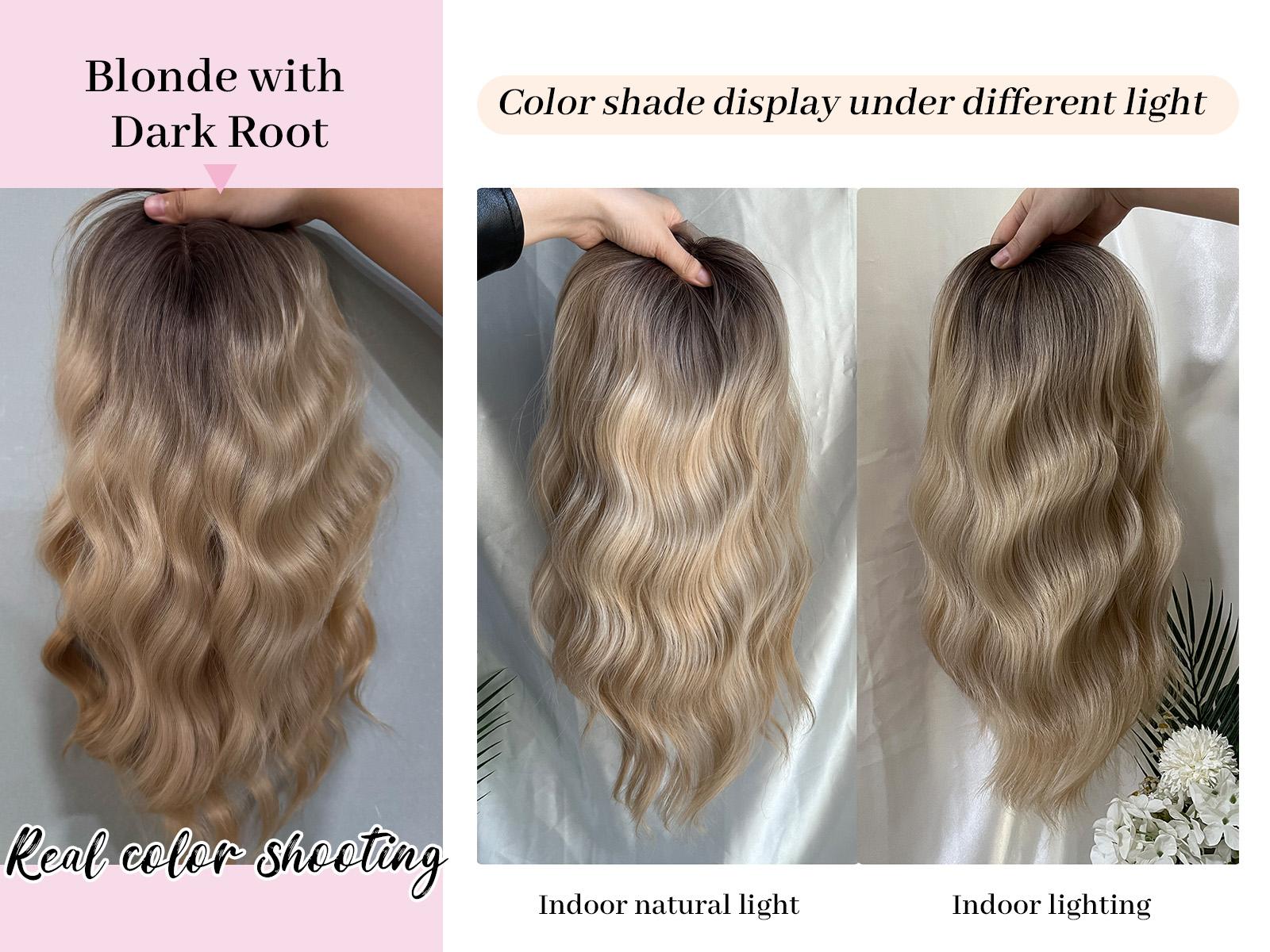 PANEWAY Hair Topper for Women - 16 Inch Curly/Wavy Clip-In Hairpiece for Thinning Hair, 6.5’’x6.5’’ Natural Base, Soft Synthetic Fiber for Daily Volume & Softness,Rich gradient colors PANEWAY Hair Topper for Women - 16 Inch Curly/Wavy Clip-In Hairpiece for Thinning Hair, 6.5’’x6.5’’ Natural Base, Soft Synthetic Fiber for Daily Volume & Softness,Rich gradient colors